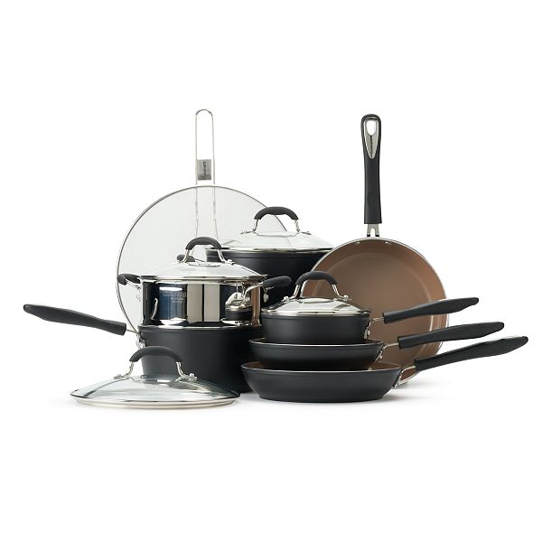 Cuisinart® Matte Black Collection Ceramic Nonstick 12-pc. Cookware Set