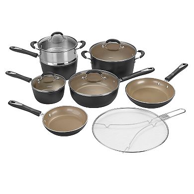 Cuisinart Matte Black Collection 12-pc. Cookware Set