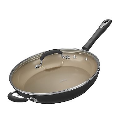 Cuisinart Matte Black Collection 12-in. Skillet with Helper Handle