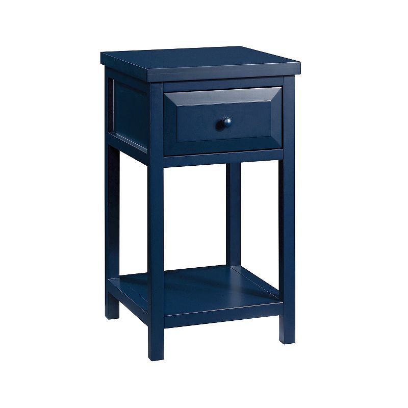 Sauder Cottage Road Side Table, Dark Blue