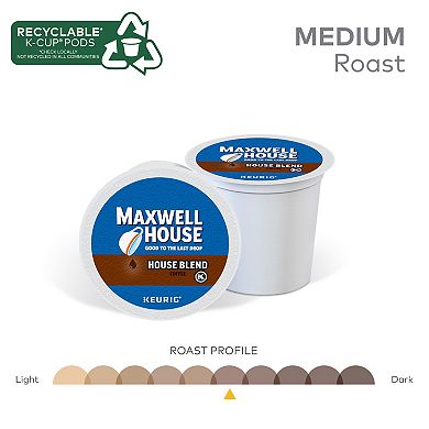 Maxwell House House Blend Coffee, Keurig® K-Cup® Pods, Medium Roast, 60 Count