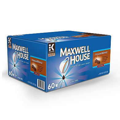 Maxwell House House Blend Coffee, Keurig® K-Cup® Pods, Medium Roast, 60 Count