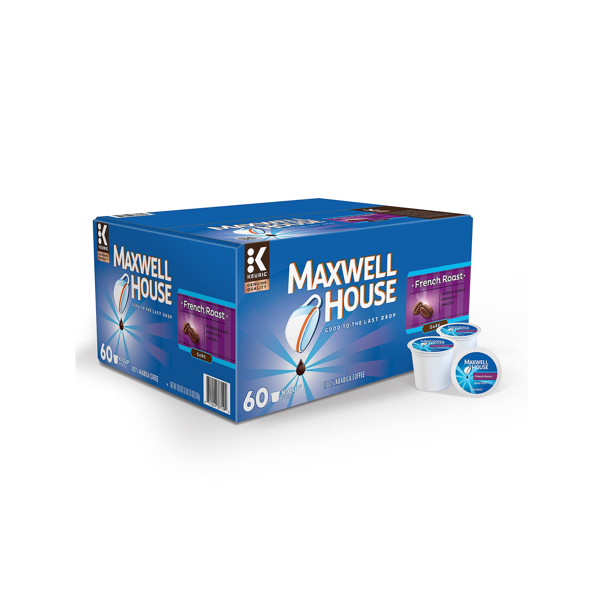 Maxwell House French Roast Coffee, Keurig® K-Cup® Pods, 60 Count, Multi