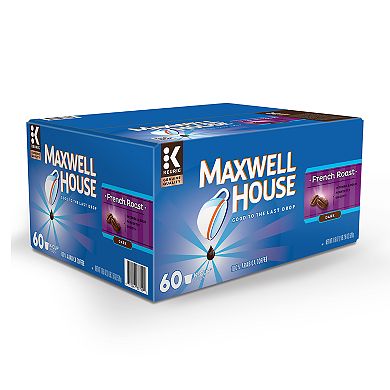 Maxwell House French Roast Coffee, Keurig® K-Cup® Pods, 60 Count