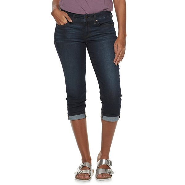 Cuffed Capri Jeans