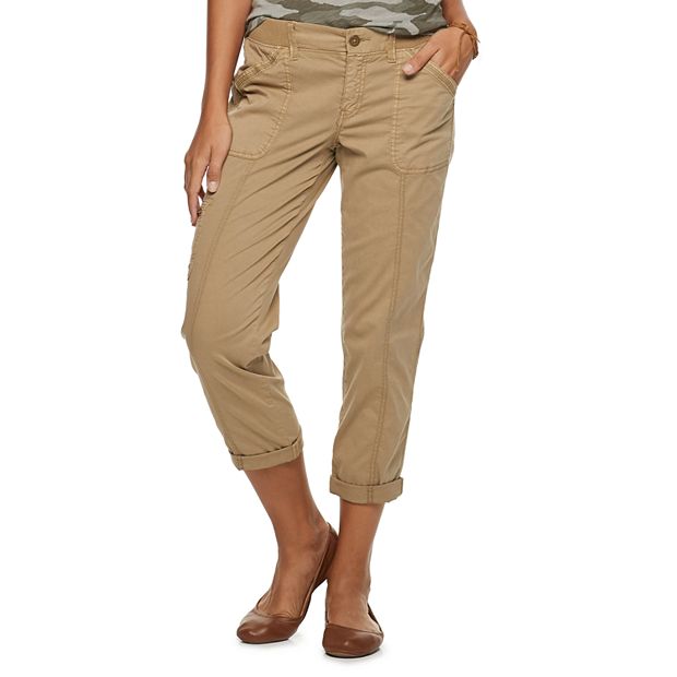 Petite Sonoma Goods For Life® Ultra Comfort Waistband Utility Capris