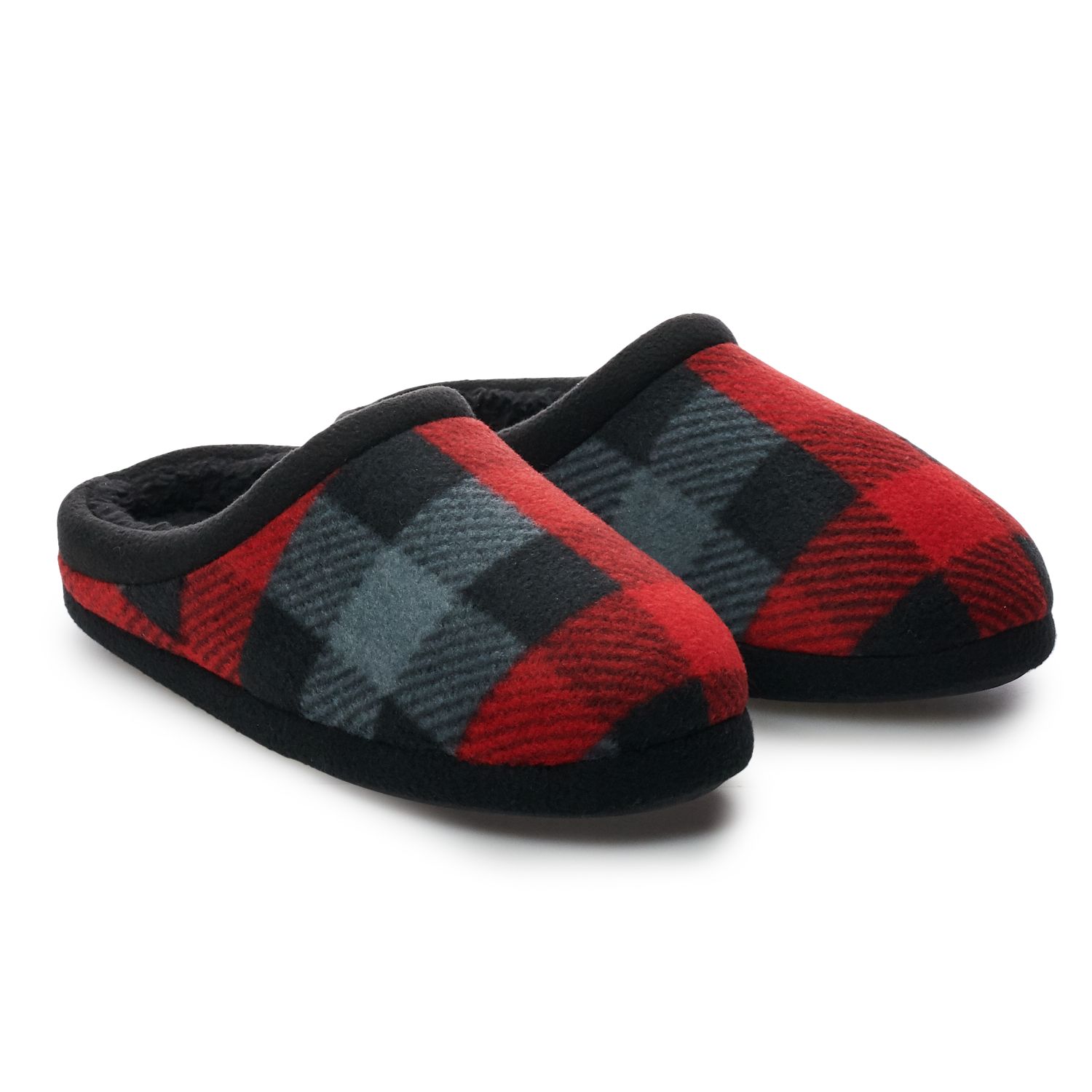 boys tartan slippers