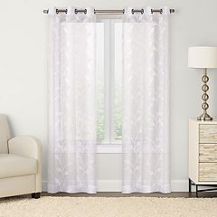 Sheer Curtains Semi Sheer To Sheer Fabric Curtain Panels Kohl S