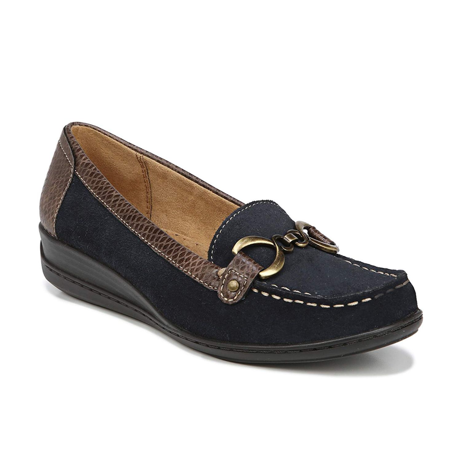 naturalizer navy loafers