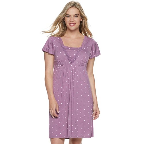sleeveless maternity nightie