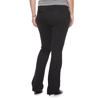 Maternity a:glow Full Belly Panel Ponte Bootcut Pants
