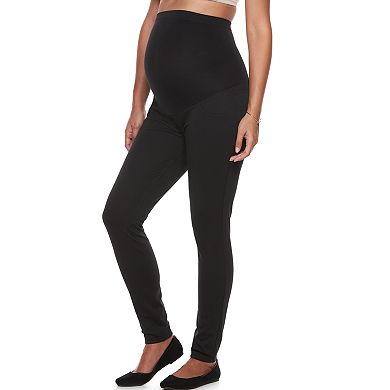 Maternity a:glow Full Belly Panel Skinny Ponte Pants