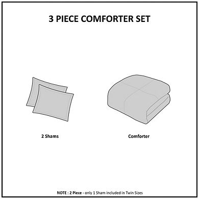Intelligent Design Kai Reversible Plush Comforter Set