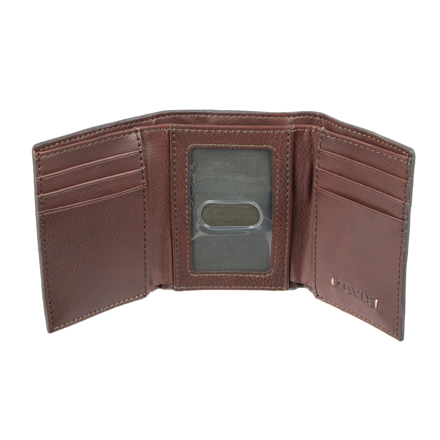 levi's men's trifold wallet