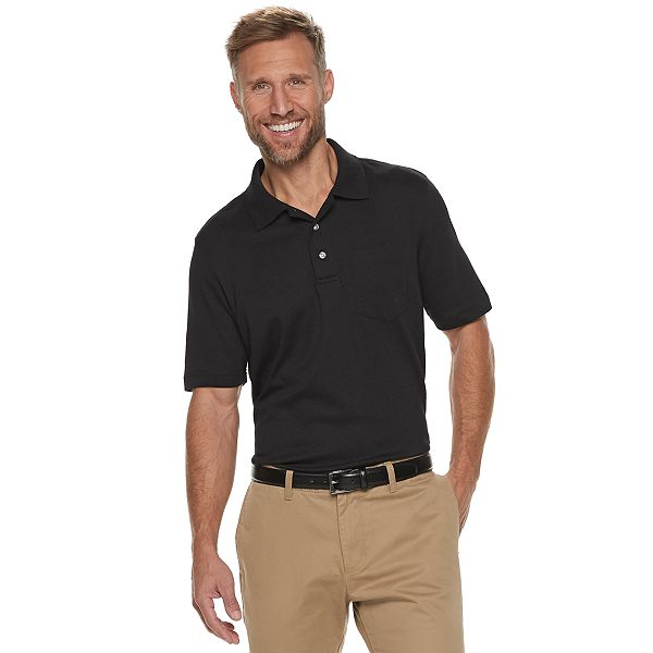 kohls mens polo shirts with pocket