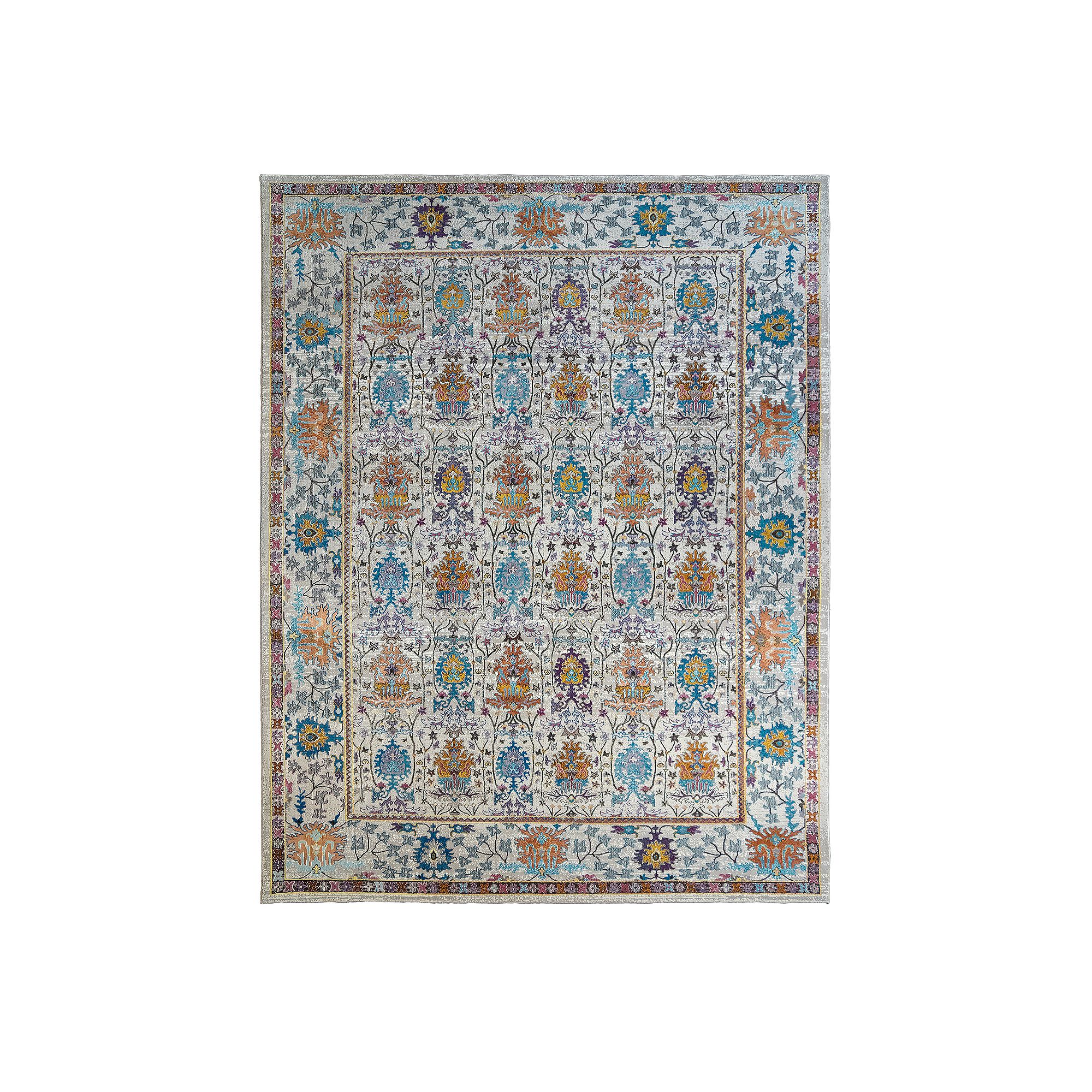 Gertmenian Avenue 33 Brea Radnor Framed Rug, Light Blue