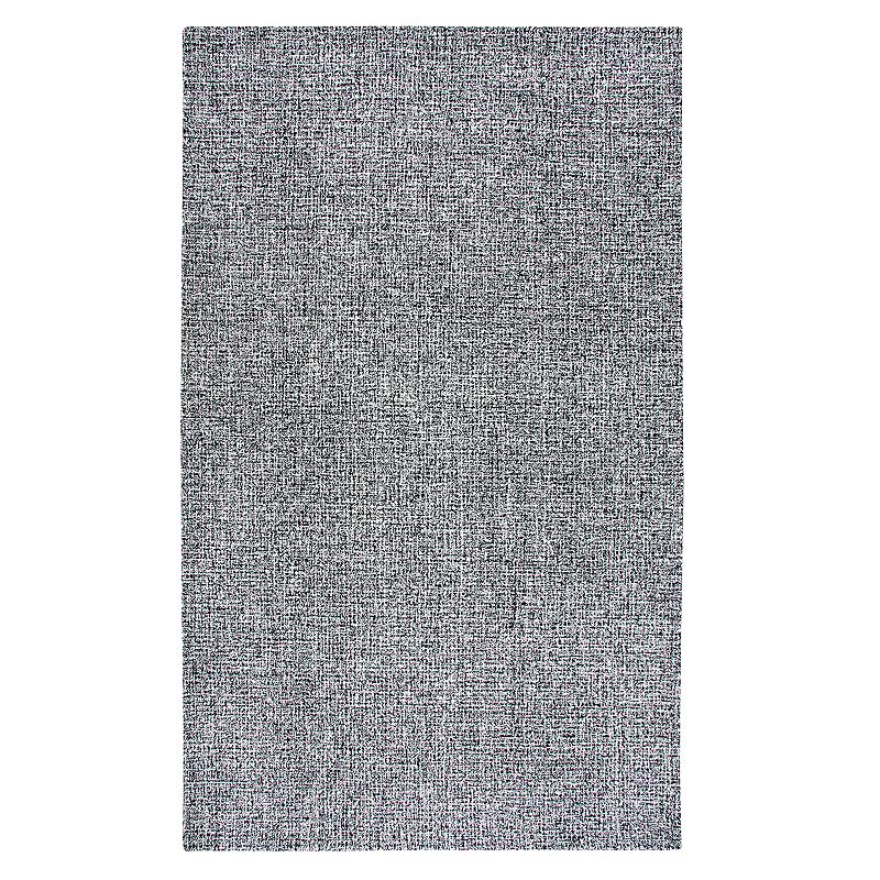 Rizzy Home Alexander Brindleton Tweed Rug, Black, 3X5 Ft