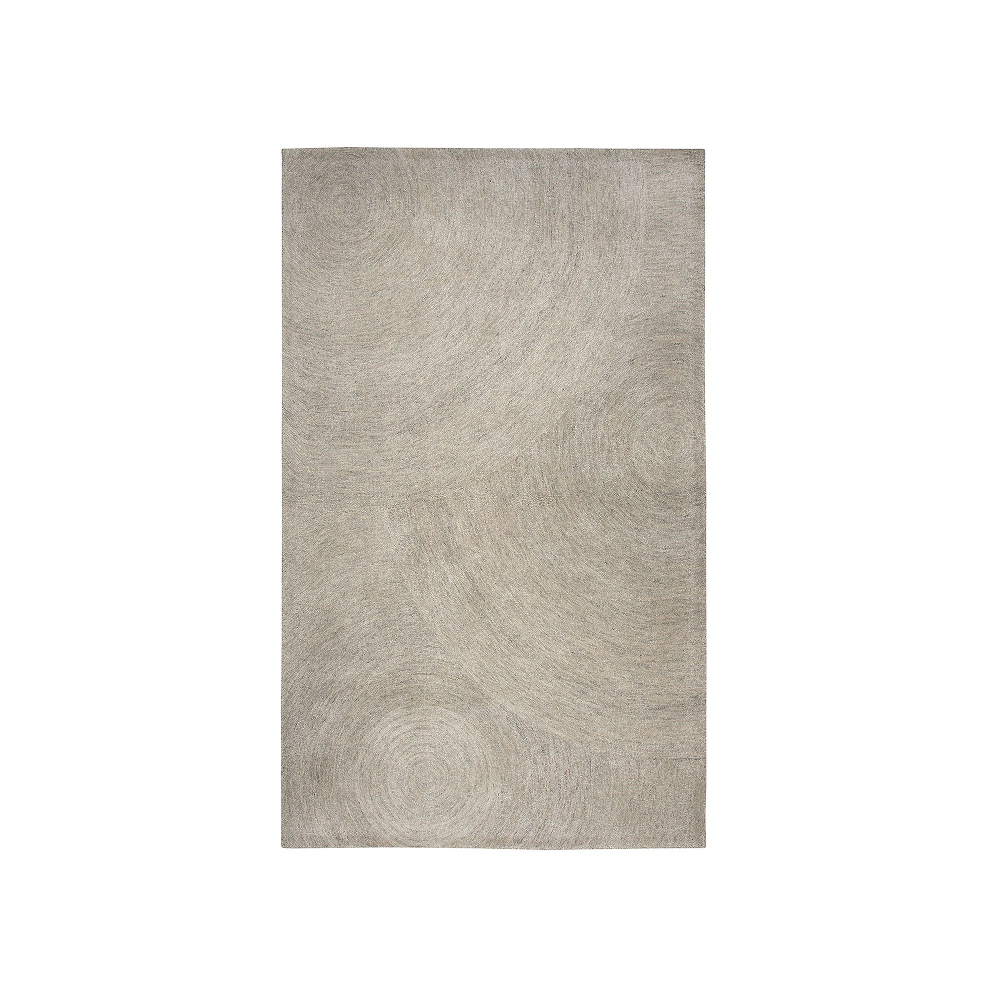 Rizzy Home Ethan Brindleton Swirl Rug, Gray