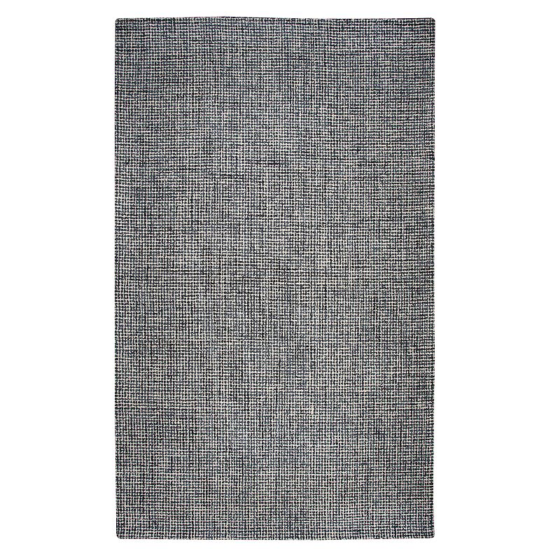 Rizzy Home Alice Brindleton Tweed Rug, Black, 8X10 Ft