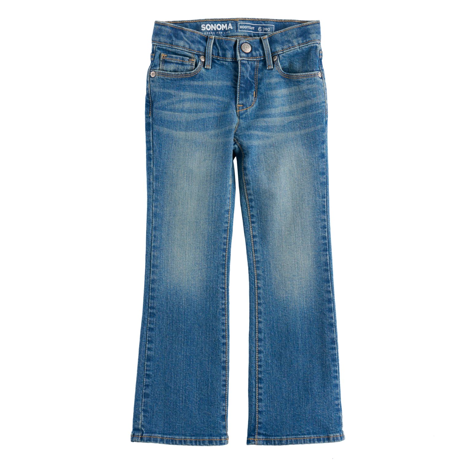 girls slim bootcut jeans