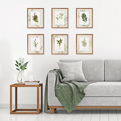New View Botanical Framed Wall Art 6-piece Set 