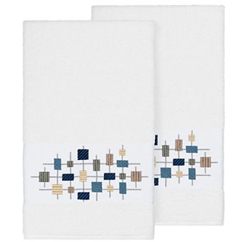 Linum Home Textiles Turkish Cotton Khloe Embellished Bath Towel Set