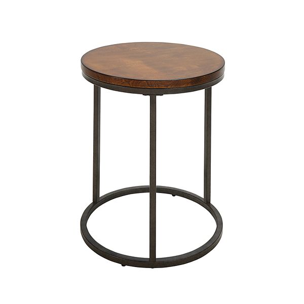 Carolina Forge Orson Round End Table