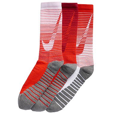 Men's Nike 3-pack Dry Training Cushioned Crew Socks