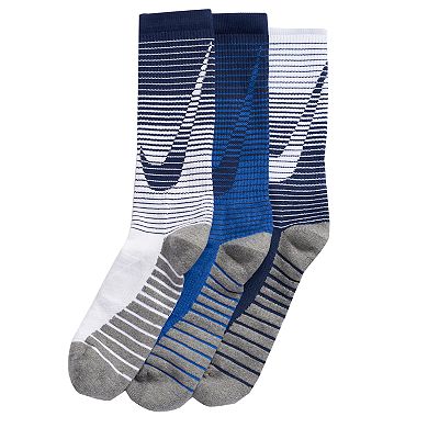 Men's Nike 3-pack Dry Training Cushioned Crew Socks