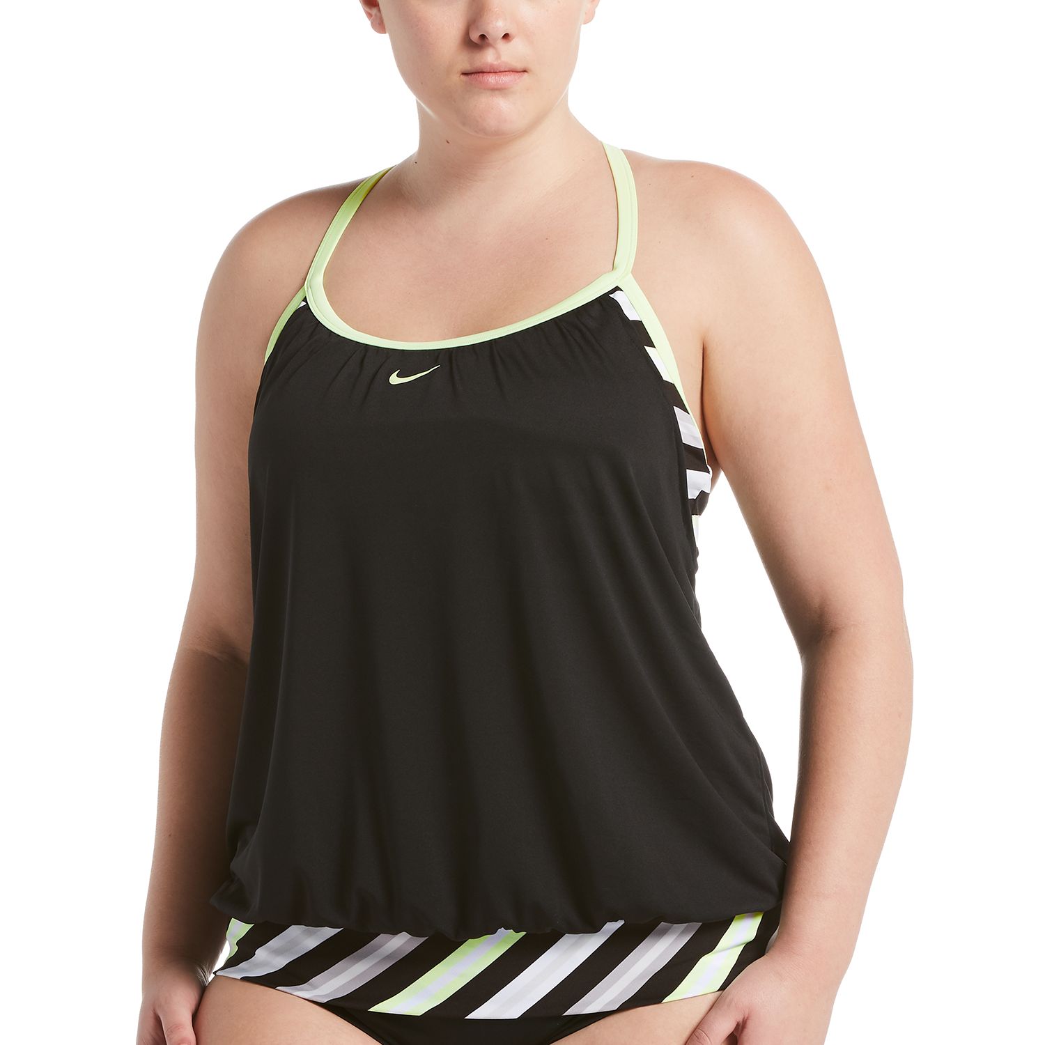 nike 2 in 1 tankini top