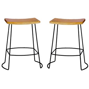 Carolina Living Reece Saddle Counter Stool 2 pc Set