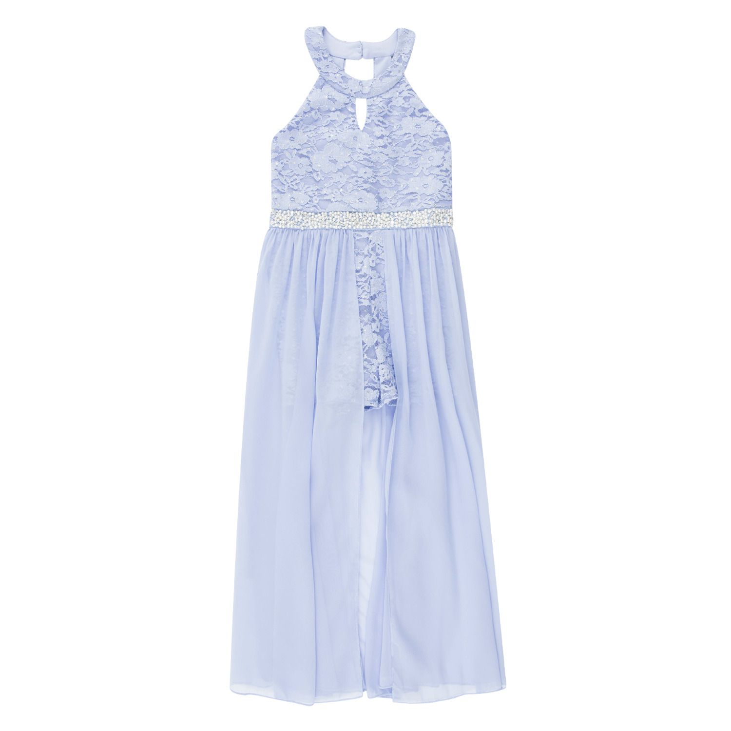 girls maxi dress with shorts