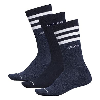 Men's adidas 3-pack 3-Stripe Crew Socks