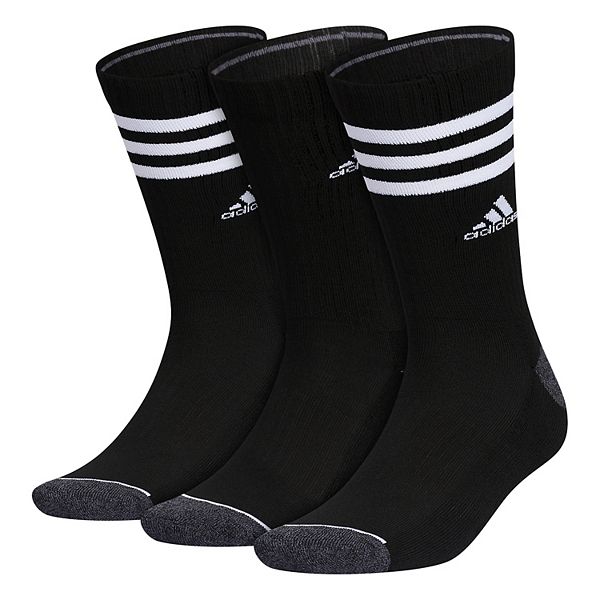 Men's adidas 3-pack 3-Stripe Crew Socks