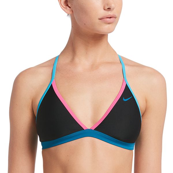 Vise dig Ondartet Hejse Women's Nike Solid T-Back Bikini Top