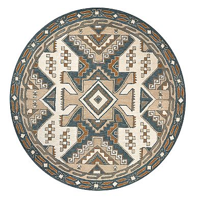 Rizzy Home Alexandra Southwest Collection Geometric Rug 