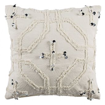 Safavieh Daphne Medallion Motif Throw Pillow
