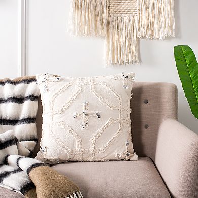 Safavieh Daphne Medallion Motif Throw Pillow