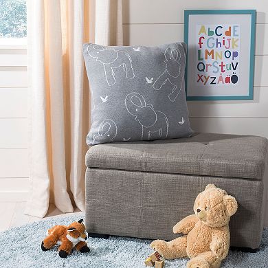 Safavieh Ella Elephant Knit Throw Pillow