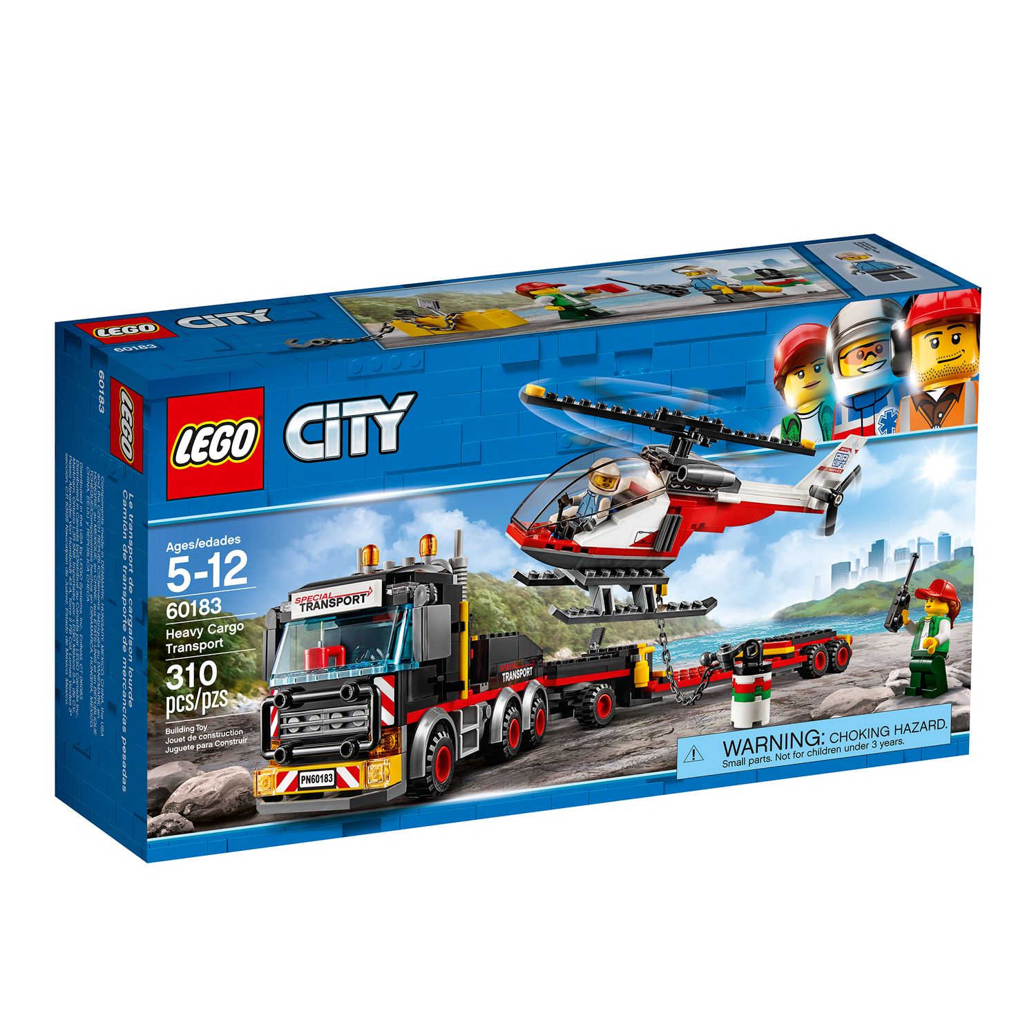 lego city 60183 heavy cargo transporter
