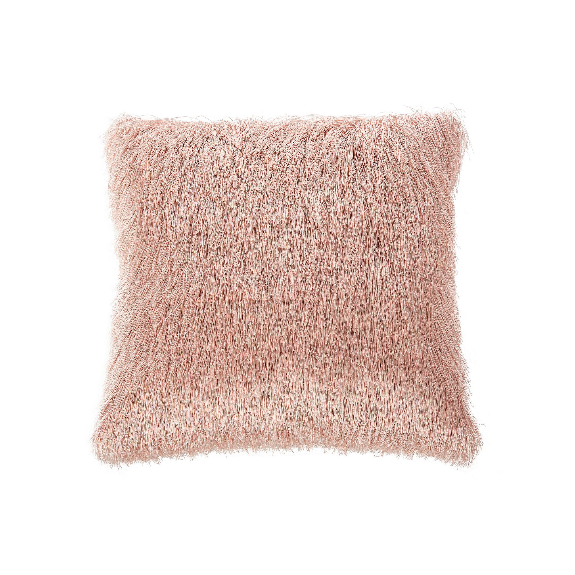 Safavieh Shag Indoor Outdoor Oblong Throw Pillow, Blush