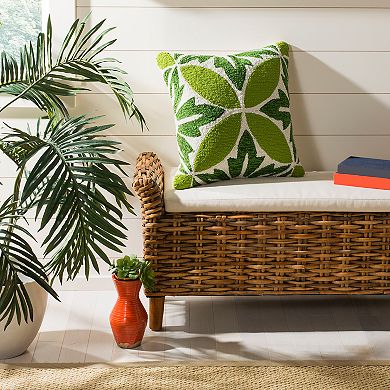 Safavieh Palm Leaf Indoor Outdoor Throw Pillow