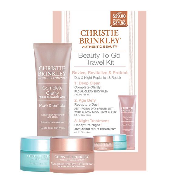 Christie Brinkley Authentic Skincare Beauty To Go Gift Set