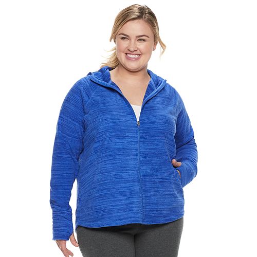 microfleece hooded jacket