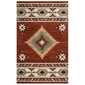 Rizzy Home Athena Southwest Collection Geometric Rug