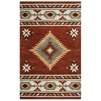 Rizzy Home Athena Southwest Collection Geometric Rug