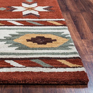 Rizzy Home Athena Southwest Collection Geometric Rug