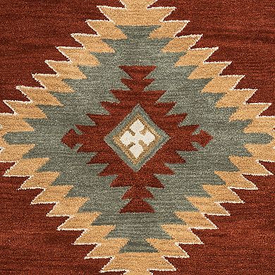 Rizzy Home Athena Southwest Collection Geometric Rug