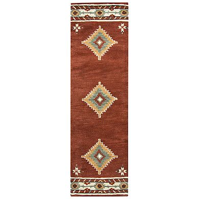 Rizzy Home Athena Southwest Collection Geometric Rug 