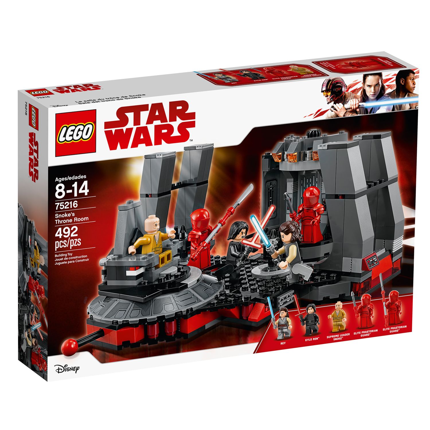 snoke throne room lego